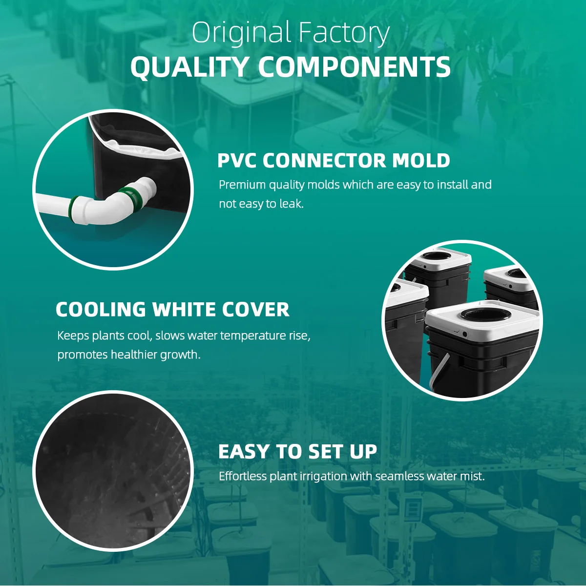 Competitive Price Mushroom Hydroponic Cultivation System Hydroponics System With Led Rdwc 8 Hydroponics System With Best Price