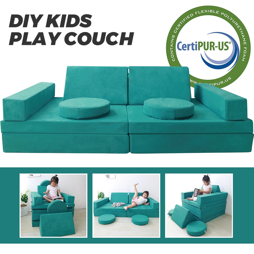 10 Pieces Per Set Linen Couch Kids Play Couch Modular Couch Child Sofa