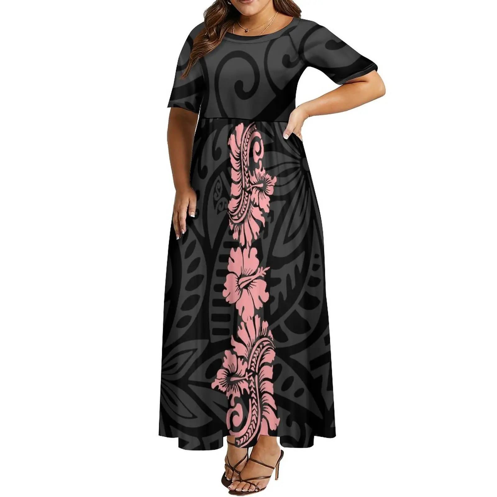 Shop Our Plus Size Women Clothing - Polynesian Tribal Dress