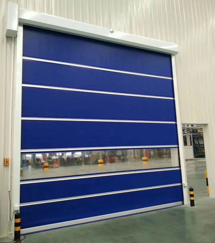 Automatic Inductive Pvc Fast Rolling Shutter Doors High Speed Door ...