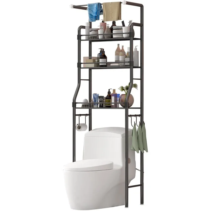 3 Tier Shelf Bathroom Storage Organizer Metal Multilayer Over The