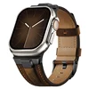 Dark brown + black buckle