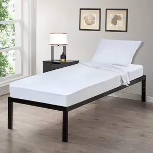 Factory Supply Made of Ultra Soft Cotton Cot Size 3 Piece Bed Sheet Set for School