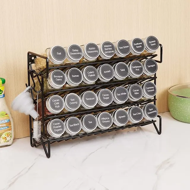 Rack Organizer Spice Rack Empty Jars Spice Organizer Tier Spice