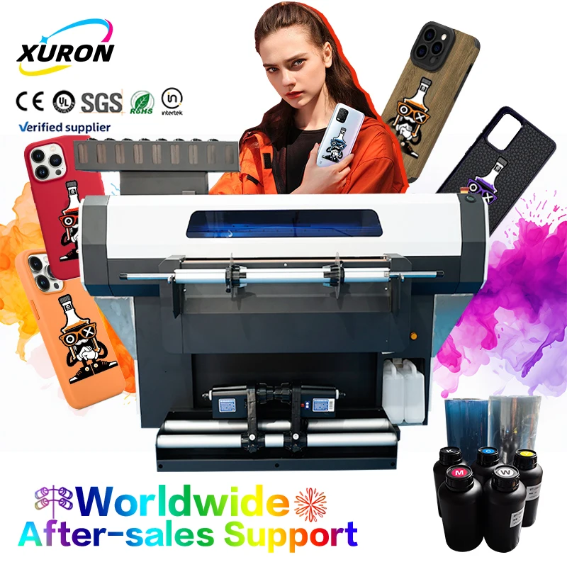 Xurong Manufacturing's High-Temperature Resistant Fully Automatic Roll-to-Roll UV DTF Printer 300mm Heat Transfer New