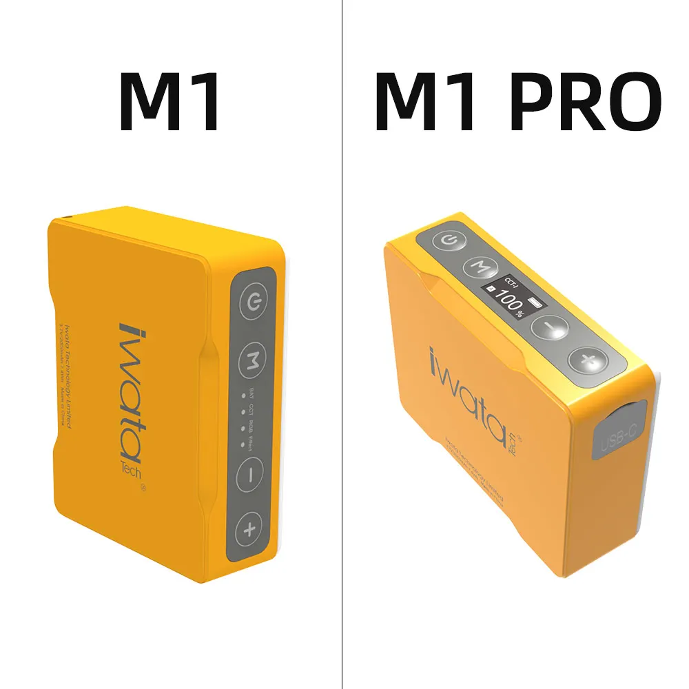 Iwata GM1 or GM1 Pro Mini Portable Pocket LED Fill Light Full Color RGB Handheld Indoor Live Photography Light