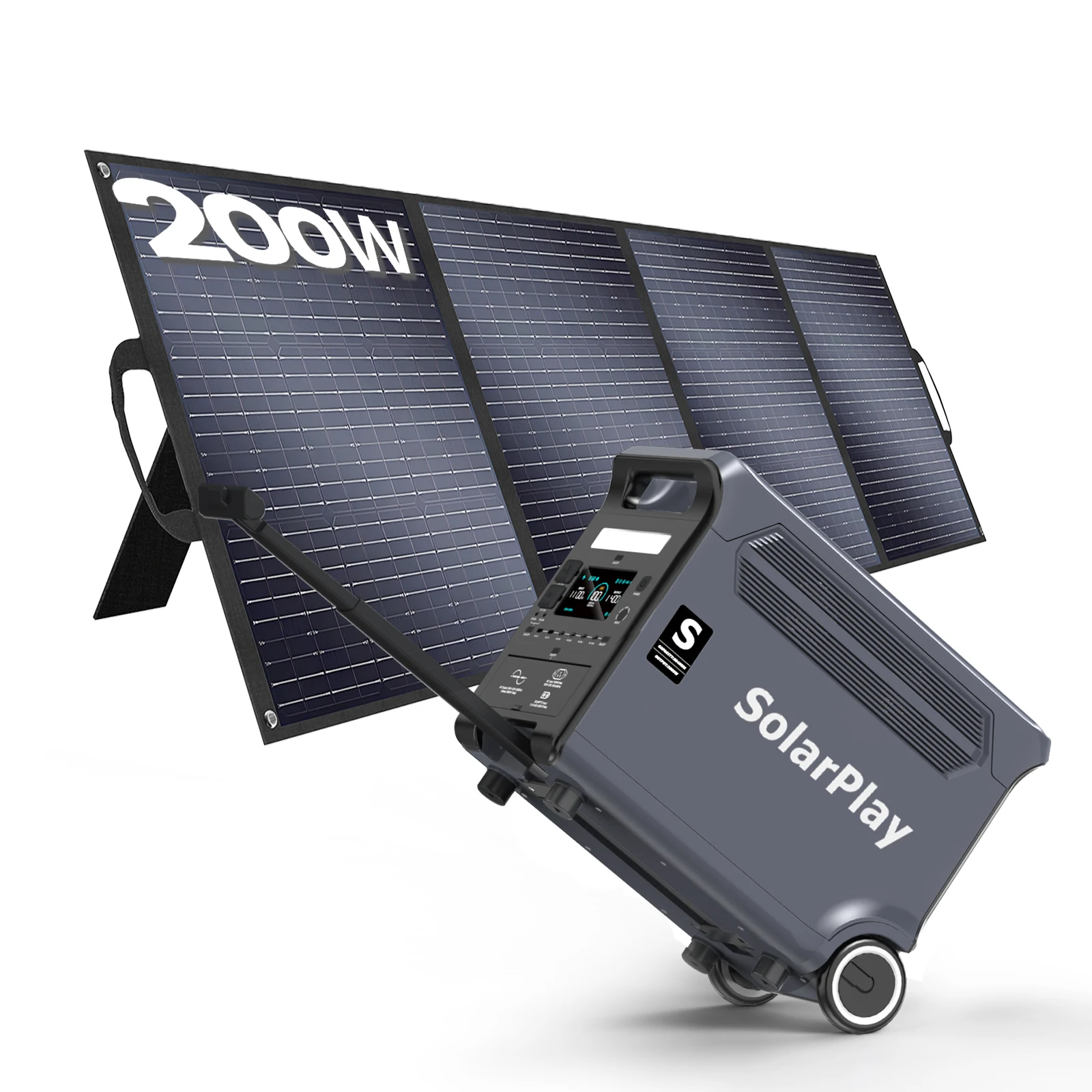 Solarplay Q3600 - Portable Power Station with 3840wh Battery