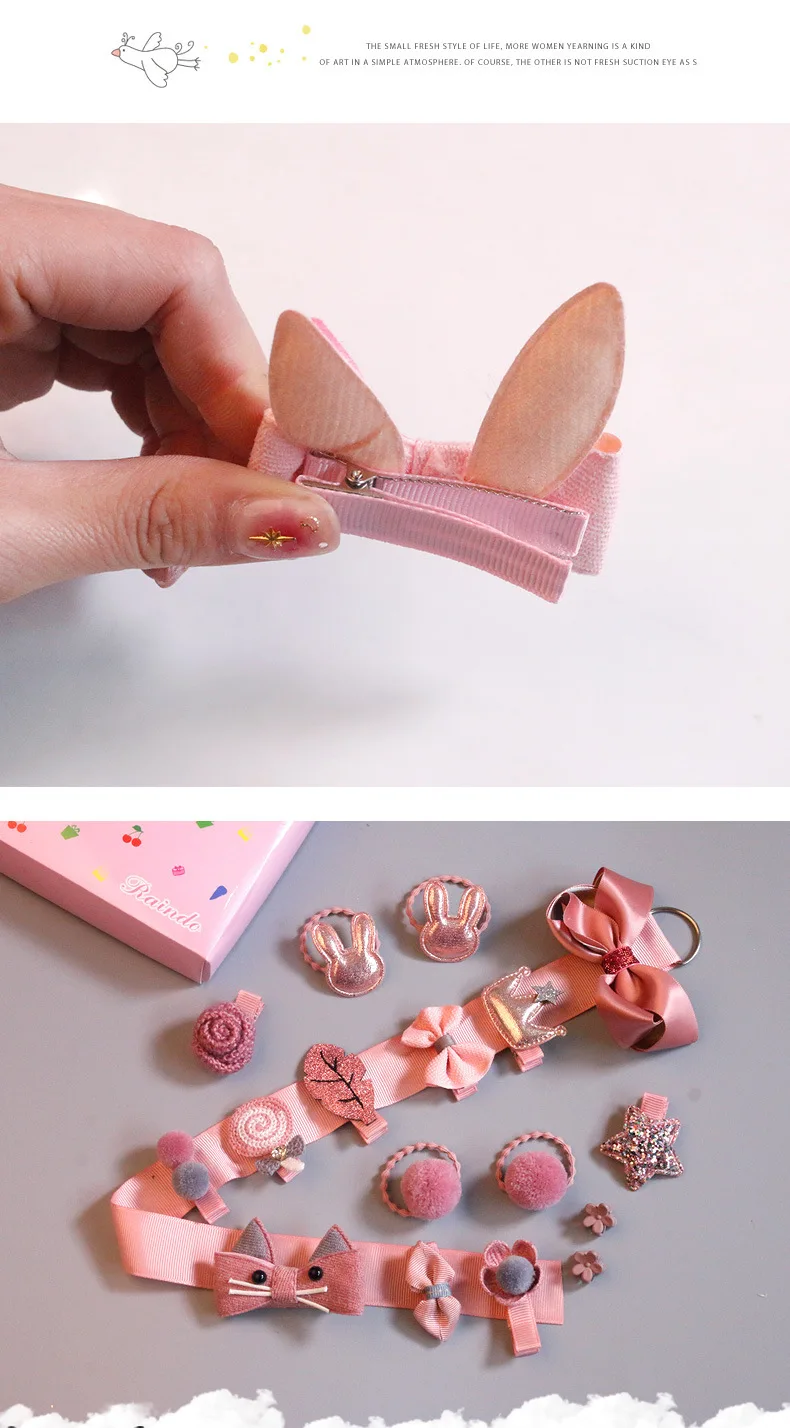 18pcs/sets Baby Hair Clip Cute Children Hair Clips Kids Hair