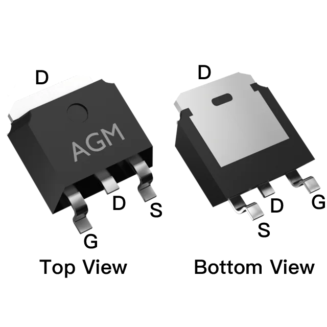 High-Efficiency IGBT MOSFET IC Transistor for Power Amplifier and RF Transistor Driver  TO-252 30V AGM318D Mosfet