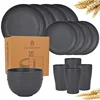 Dark gray 16-piece set