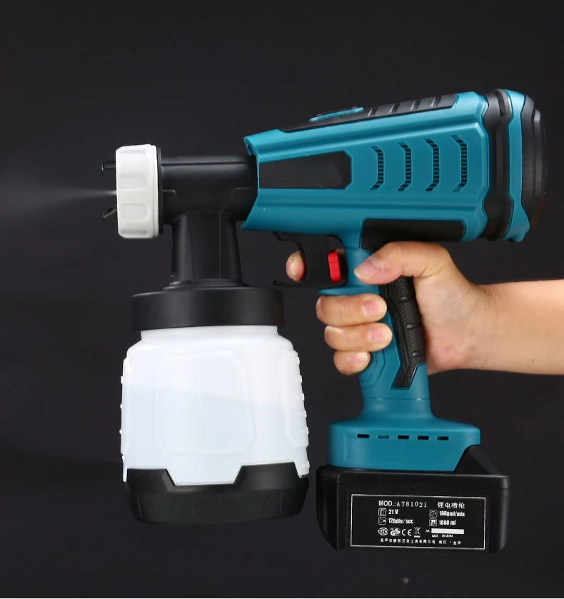 Cordless Mini Powder Coating Spray Gun Paint Electric Spray Gun For Rubber Paint Machine For