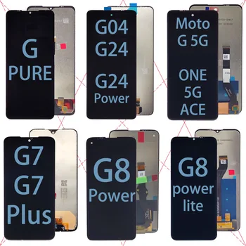 Touch Screen LCD Display Mobile Phone Lcds For Motorola Moto G Pure G04 G24 ONE 5G ACE G7 Plus G8 Power Lite