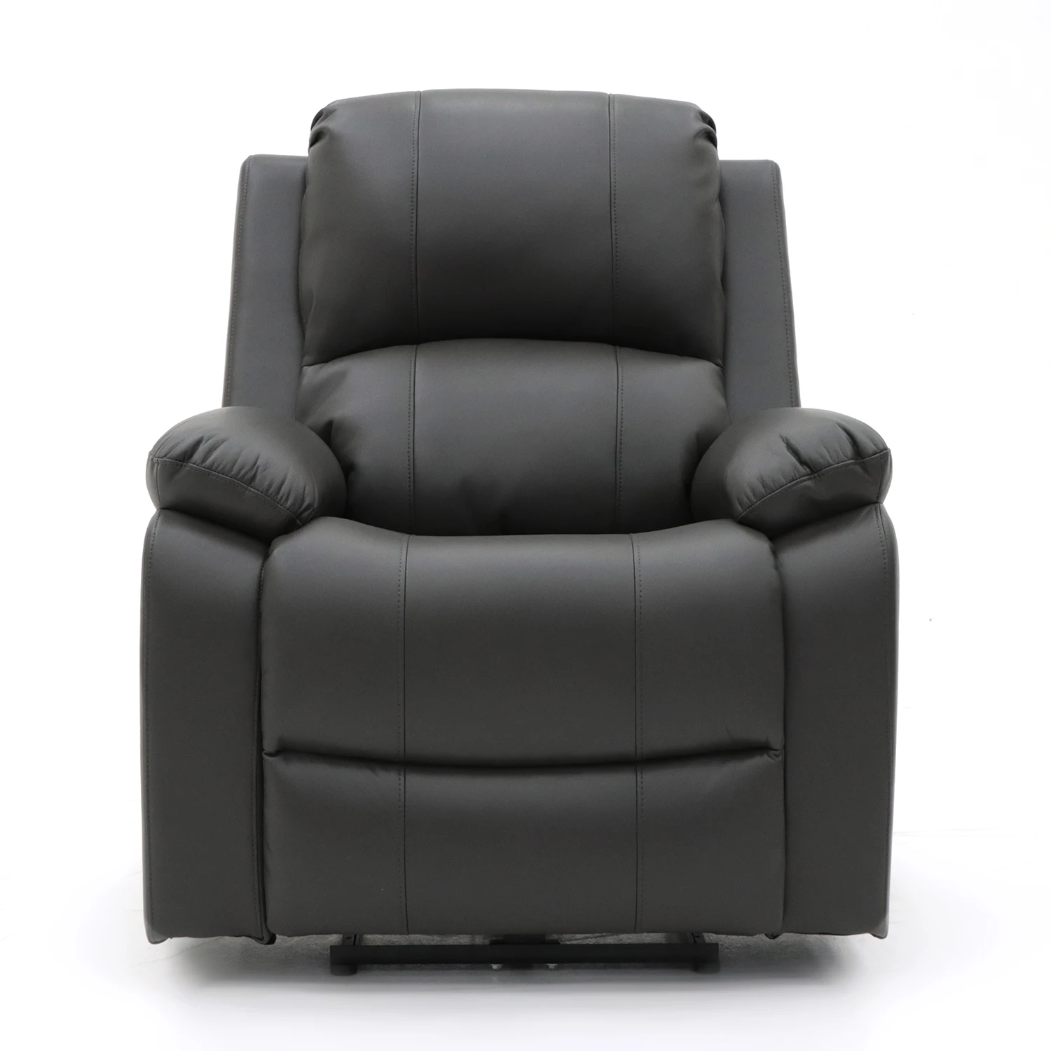 Geeksofa 3+2+1 Modern Air Leather Power Electric Motion Recliner Sofa