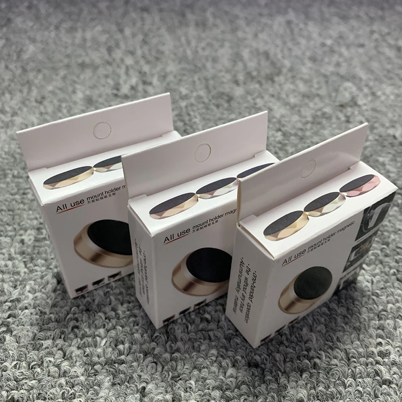 Custom OEM Universal Paste Metal Mini Magnetic Car Mount Magnet Mobile Phone Wall Key Holder for Phones