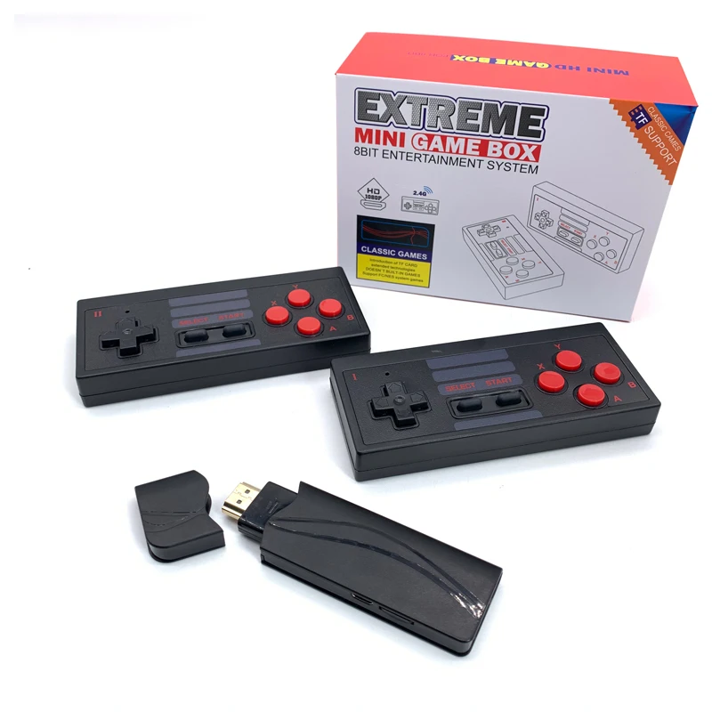 New Upgraded Best Mini U Disk Game Box Nostalgic Retro Built In 628 Game Video Game Console Hd Output Wireless Doubles Gamepad Buy New Upgraded Best Mini U Disk Game Box