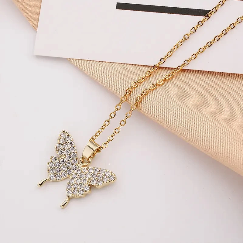 Butterfly Pendant Necklace