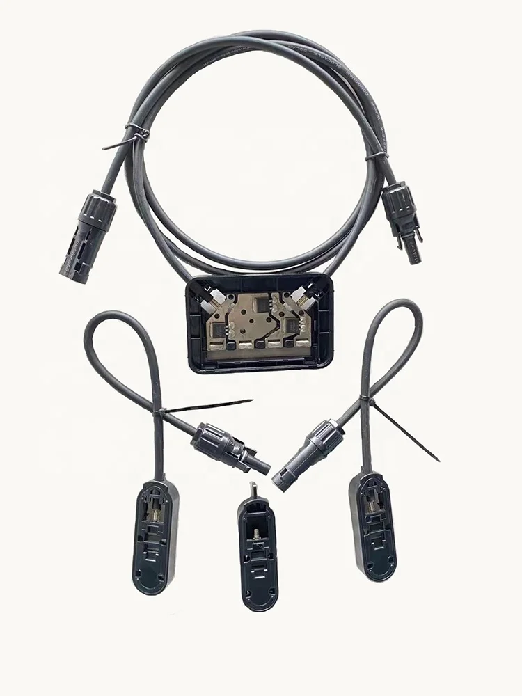IP68 Waterproof 1500V 16A Plastic PV Junction Box with Solar Cable for Solar Energy