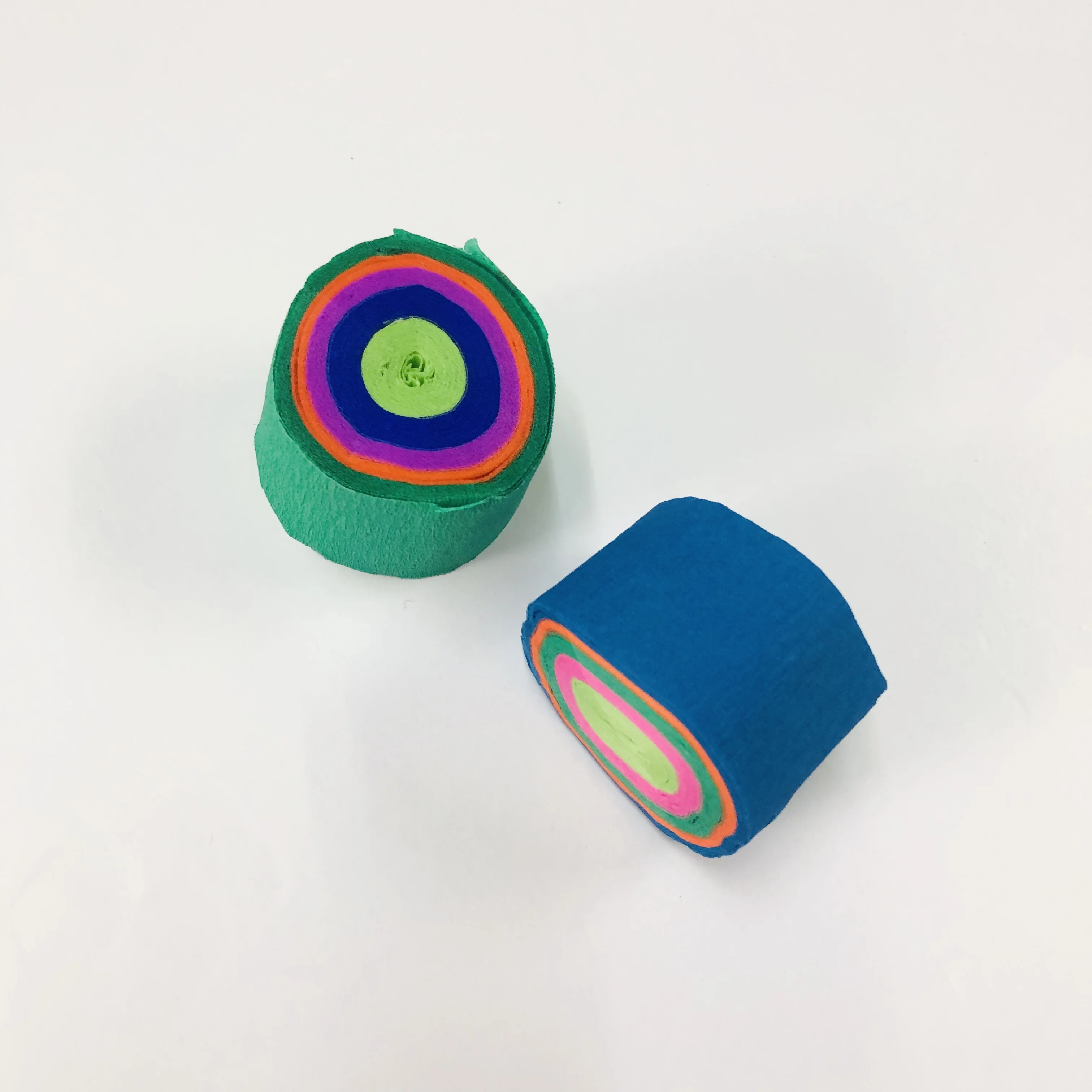 Throwing Ribbon Crepe Paper Roll Colors Wrapping Crepe Paper Streamers High Strength Custom Crepe Paper Flowers