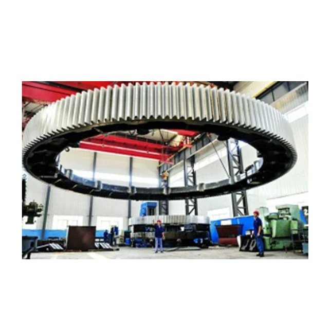 Factory Price Carbon Steel Ring And Pinion Gear Rotating Gear Ring Outer