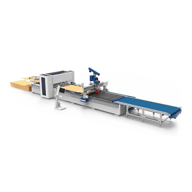 Quick CNC Drilling Cutting Nesting Furniture Production Line RC1 Woodworking Router Machine for Wood Modular Cabinets
