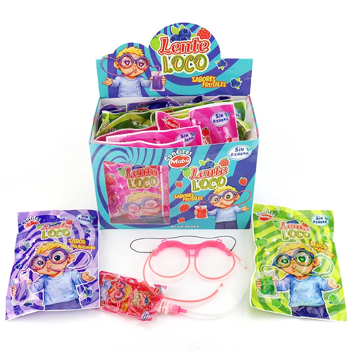 Straw Eyeglass candy