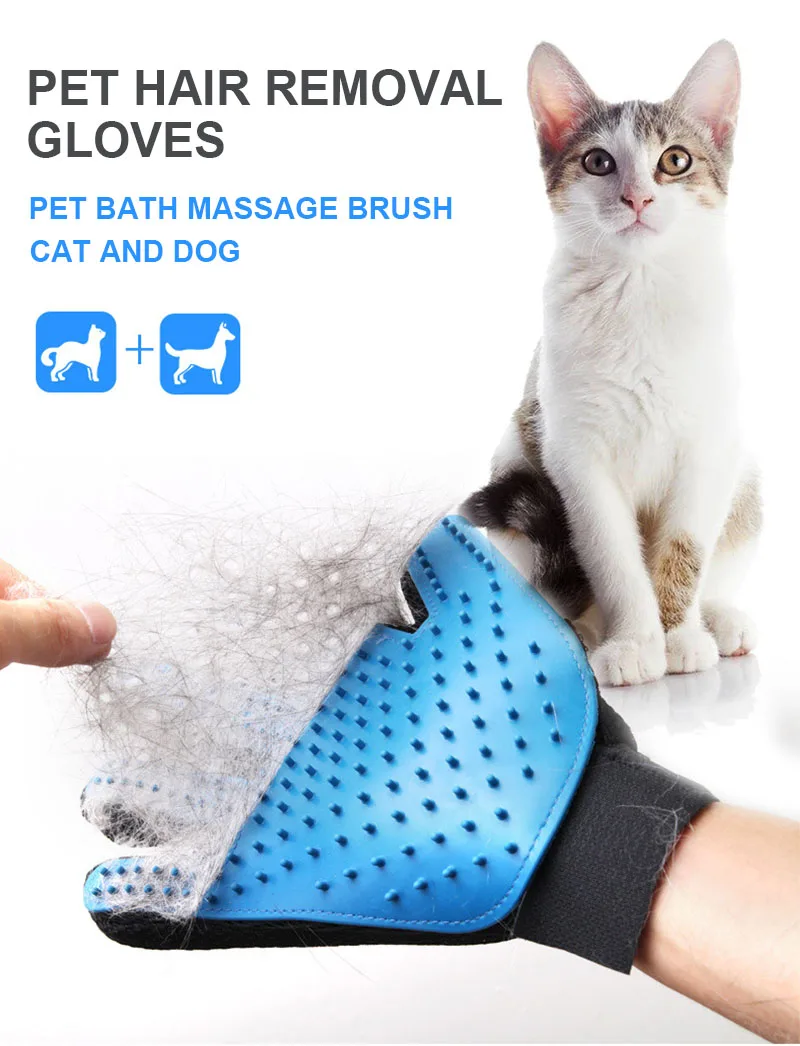 Factory Wholesale Pet Cleaning Grooming Bathing Gloves Pet Deshedding ...