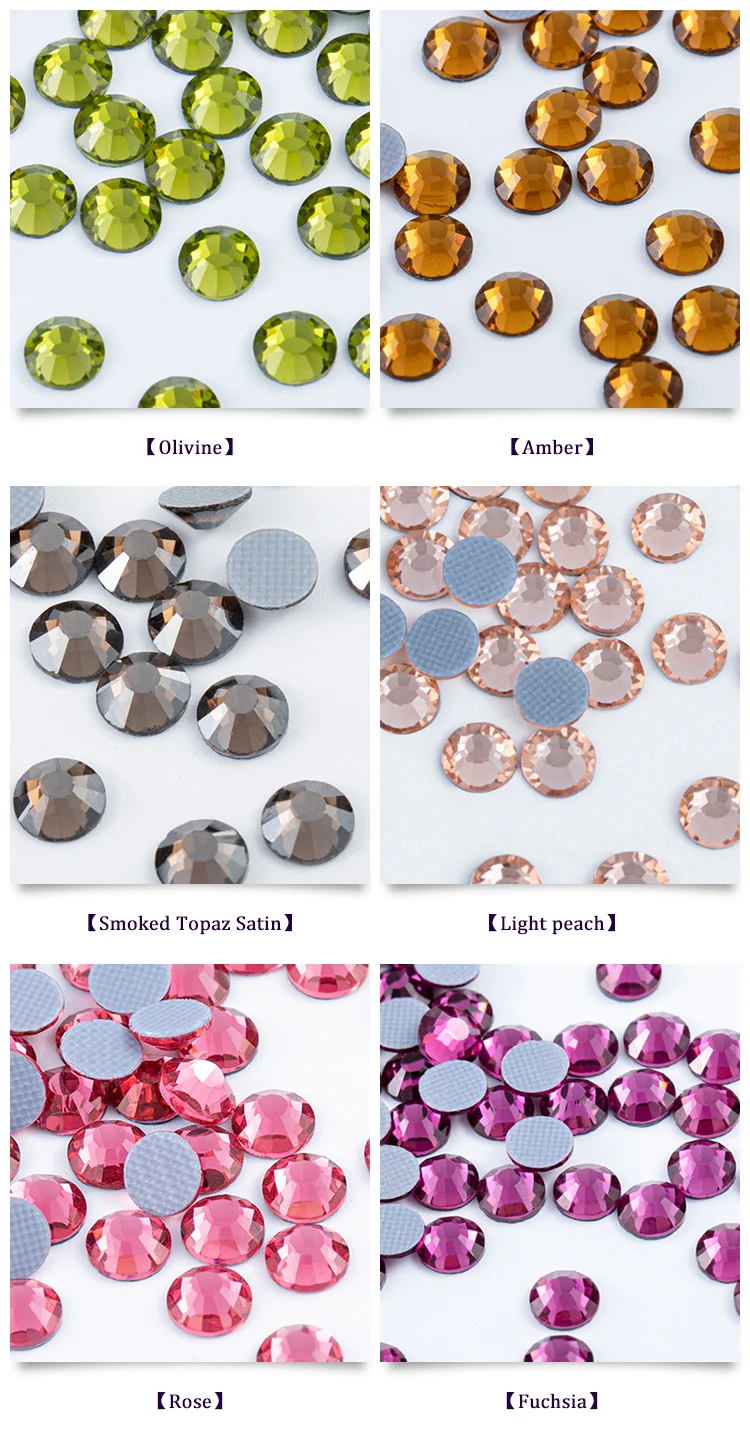 Yhb Crystal Ab Rhinestone Sheet Adhesive Hotfix Rhinestone Diamond