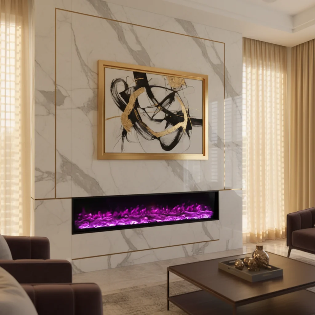 Electric Fireplace, 500mm, Wall - detail 6