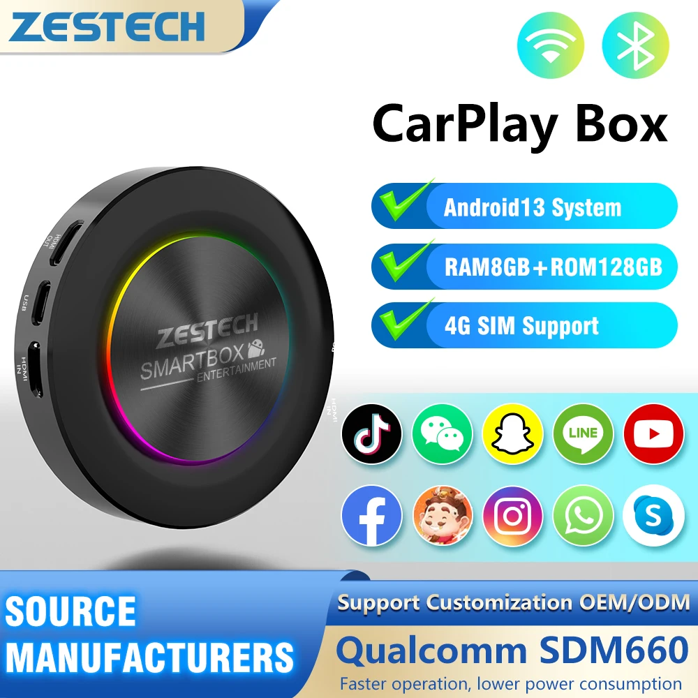 ZESTECH Factory Smart Ai Box - MG ZS GPS & Auto Multimedia