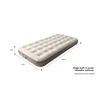 White 32-hole flocked lithium battery inflatable bed