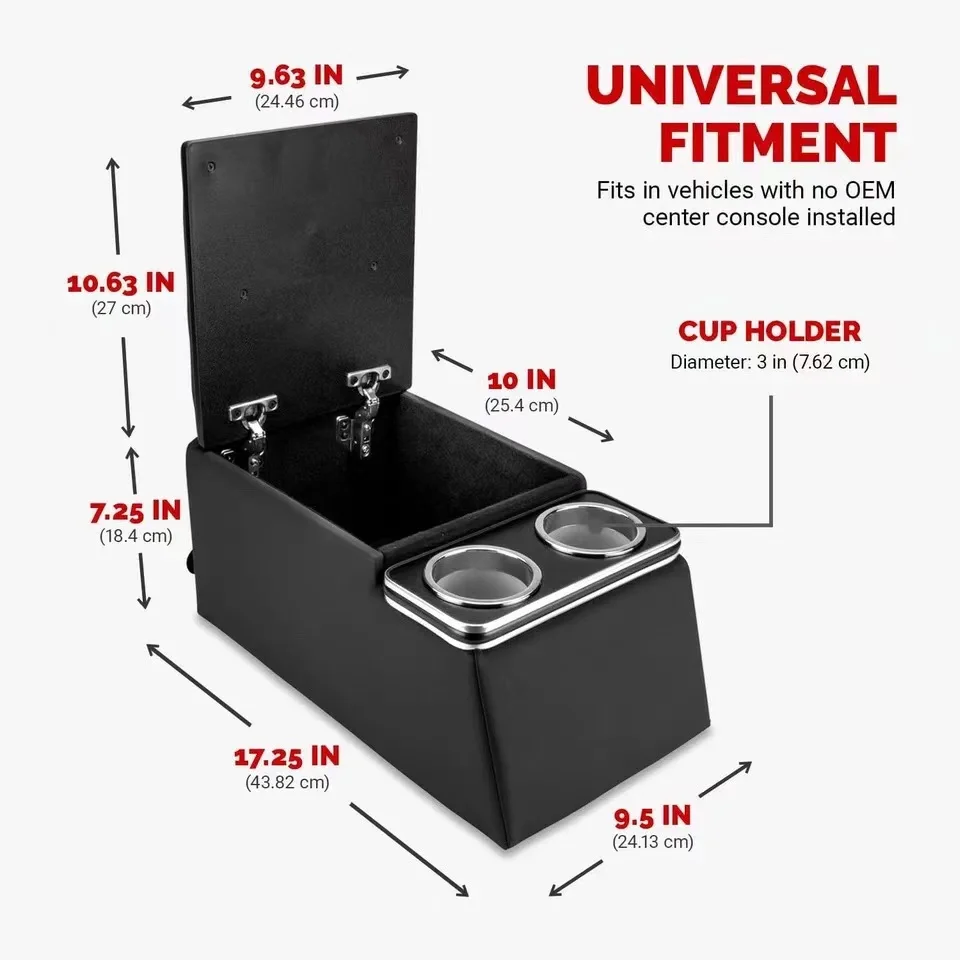 Centre Console Car With Shelves Storage Compartment, Upgrade