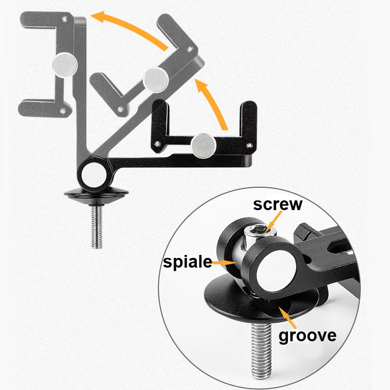 product gub g 93 bike phone holder extended claw adjustable inclination aluminum alloy anti shake bike navigation bracket cycling access-7