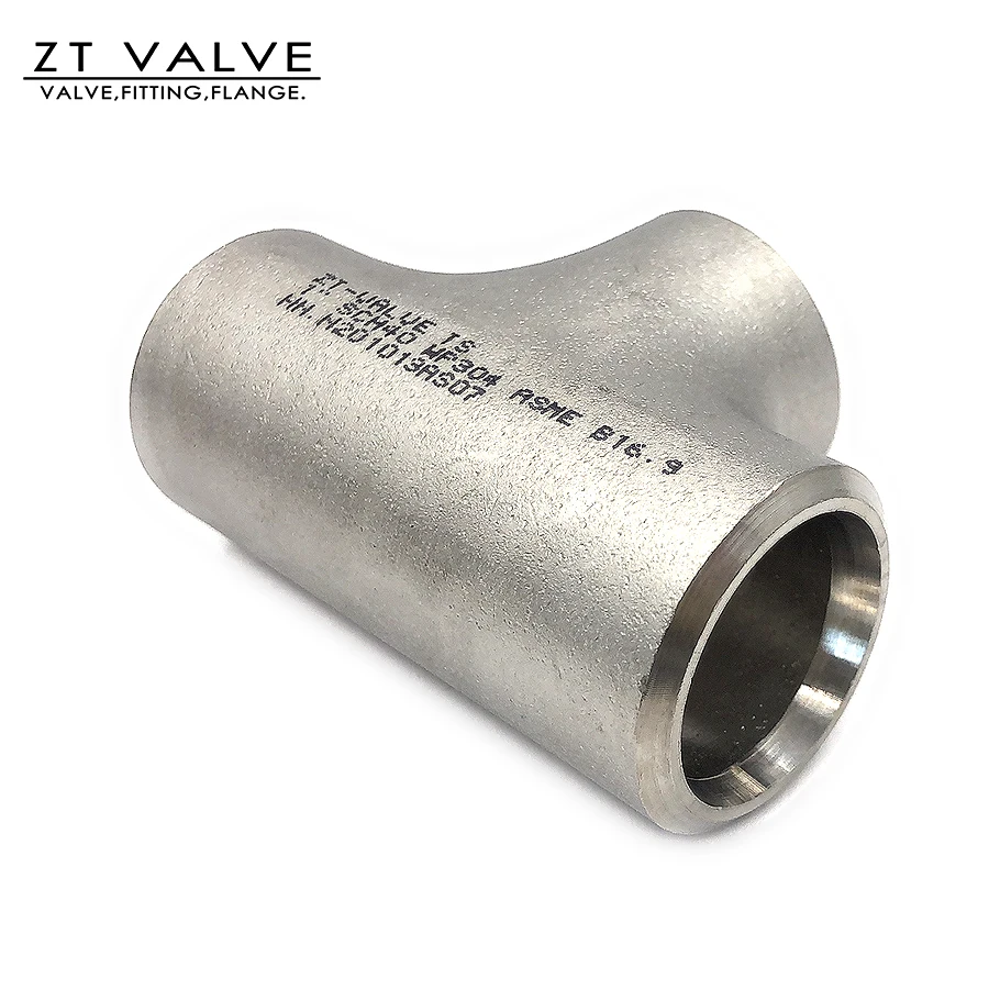 seamless asme b16.9 stainless steel tee socket weld butt weld pipe fittings