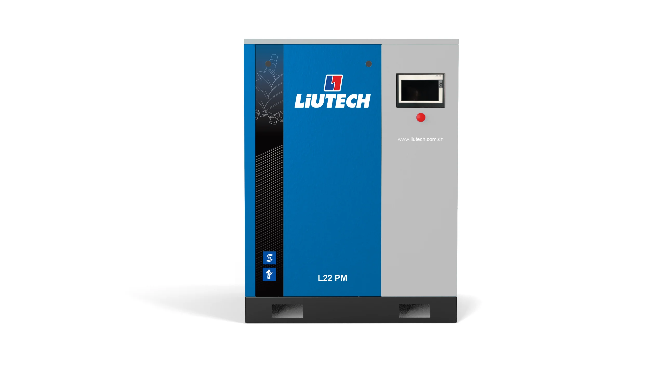 Liutech Atlas_copco_head air Compressor LU15 PMi 15KW 7bar China Manufacturer Pneumatic Screw 300 Cfm air Compressor
