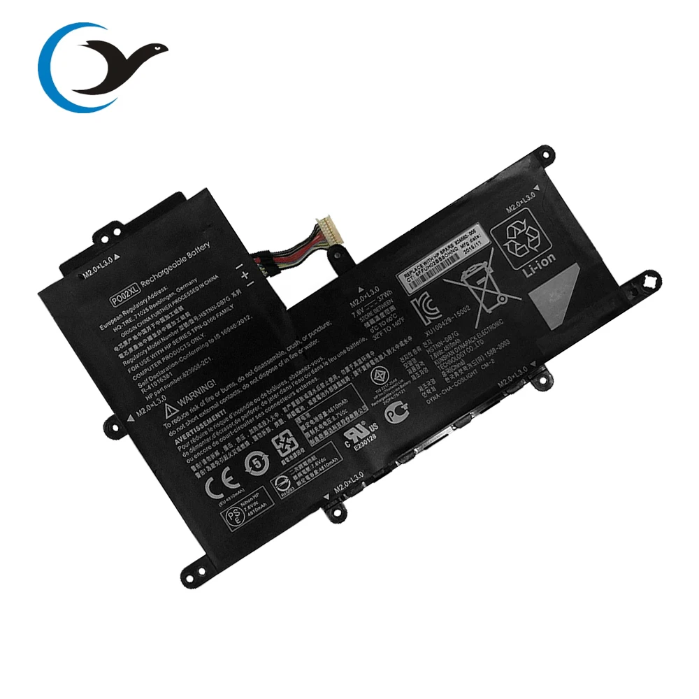 Best factory notebook battery PO02XL for HP Stream 11 Pro G2 G3 G4 G5  824560-005 824536-850 TPN-Q166 823908-1C1 823908-2C1| Alibaba.com