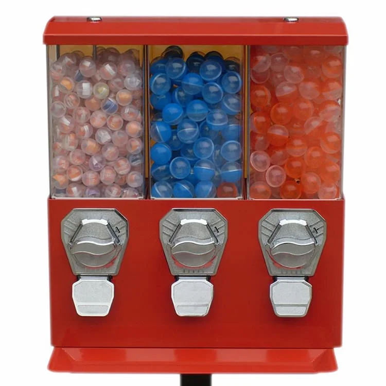 Commercial Party Triple Head Toy Capsule Bubble Gum Candy Vending ...