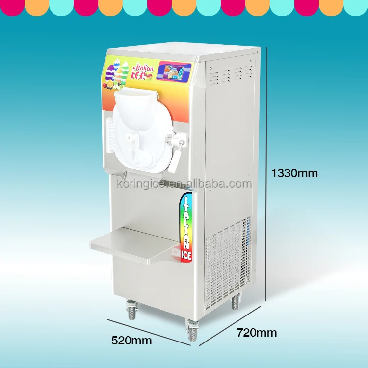 Kolice Ce Iso Etl Italian Ice Making Machine/high Efficiency Chocolate