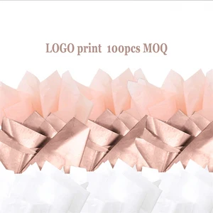 Hot Sale Custom Print Recyclable Tissue Paper Durable Christmas Gift Wrapping for Chocolate & Candle for Wrapping Crafts