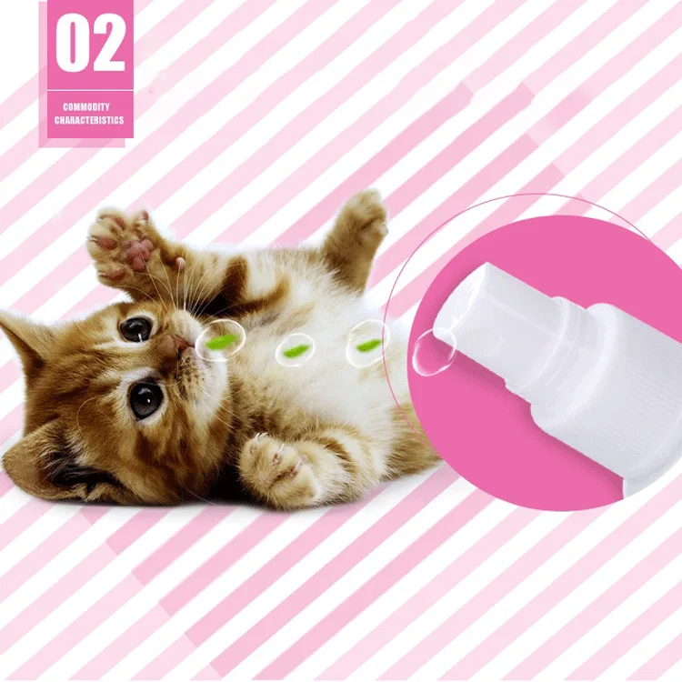 Natural Essential Oil Toy Products Catnip Spray for Enhance Excitement of Cat