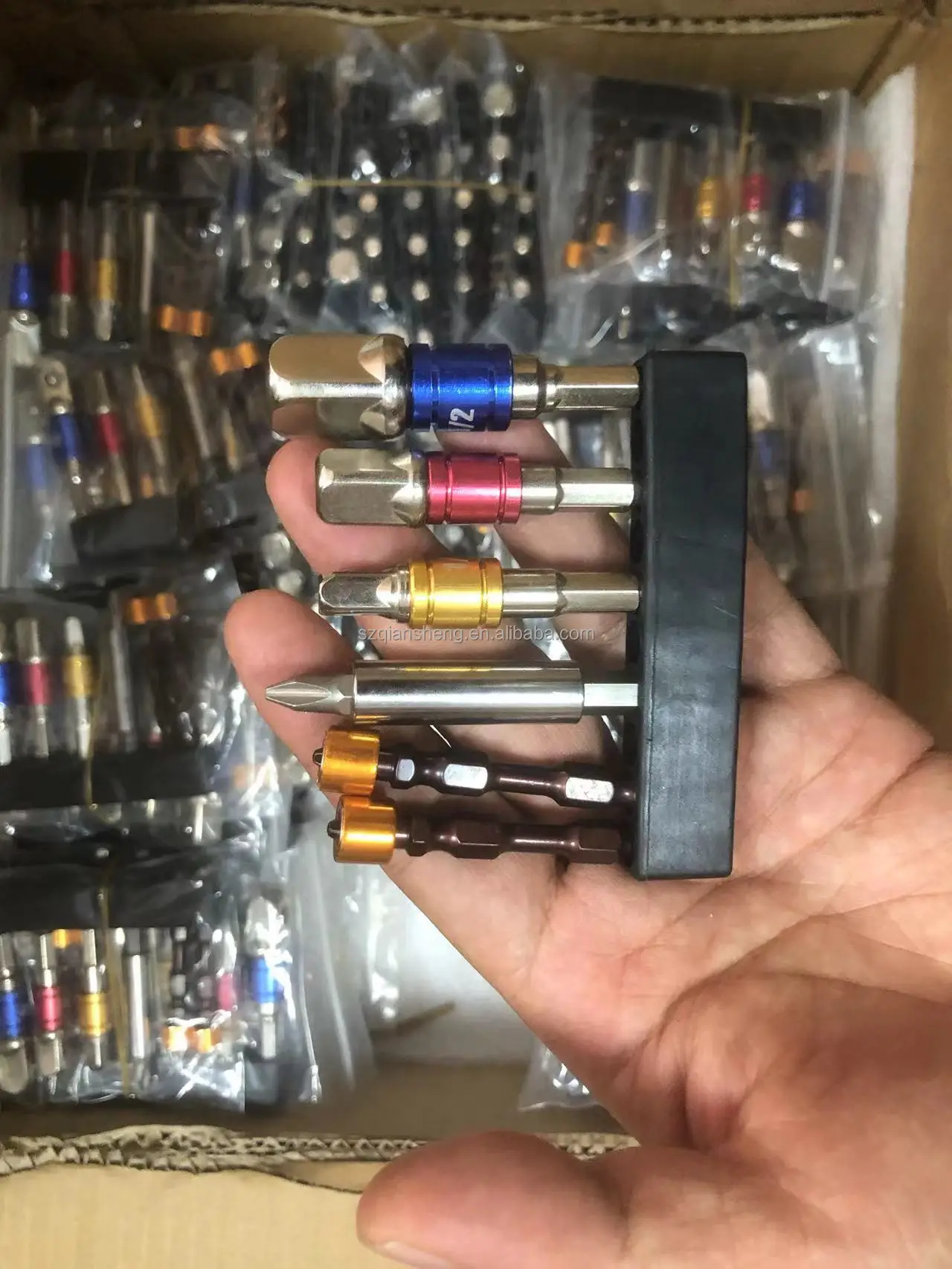 Impact Drill Socket Adapter Set 3 Pcs Sockets Extension Driver Bit Set 1 4 3 8 1 2 Hex Nut Wrench Holder Kit 105 Right Angle Drill Attachment Screwdriver