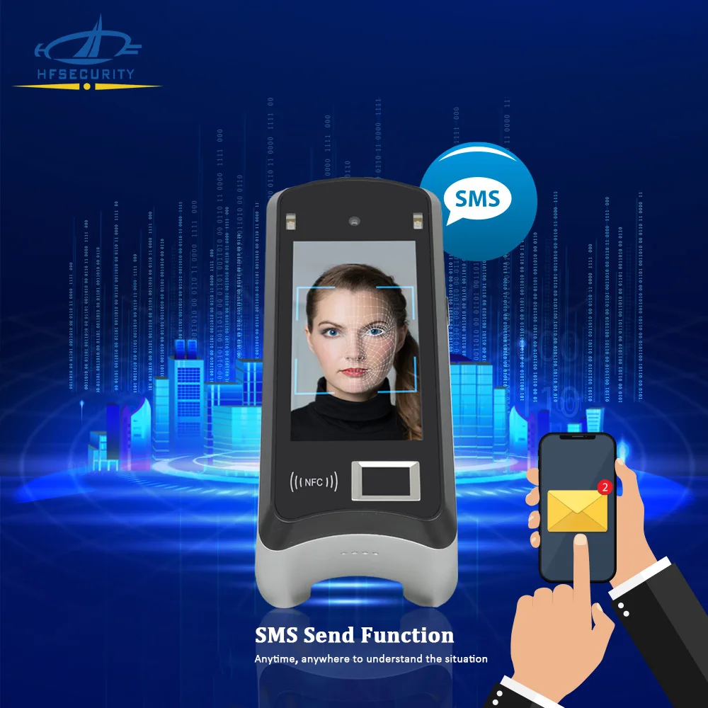 HFSecurity X05 Android Face Fingerprint RFID 4G Network Fast Communication Biometric Time Attendance System