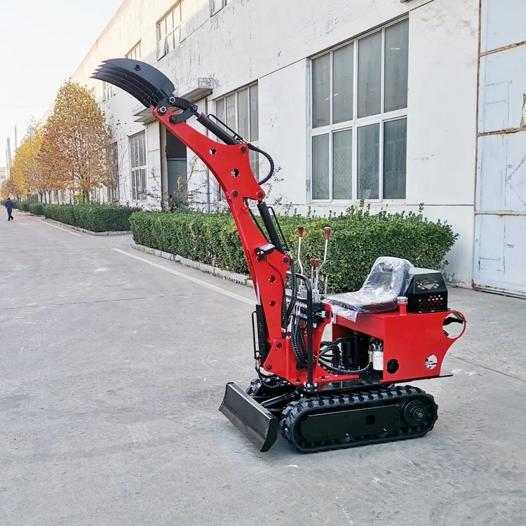 Multifunctional Micro Digger Hook Machine Landscaping Mini Hooker Small Agricultural Crushing Excavator