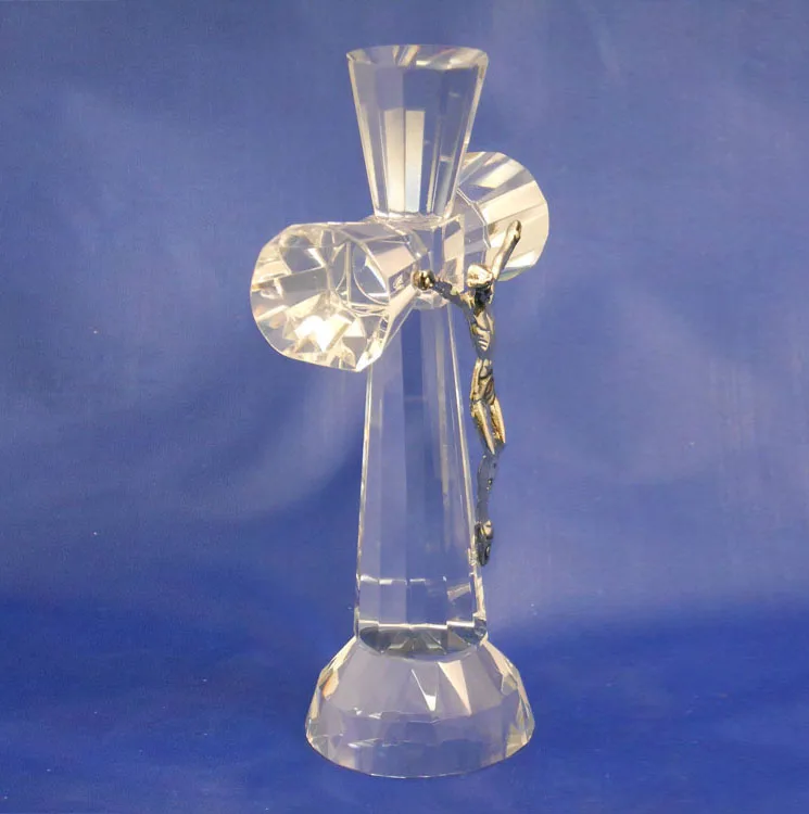 Croce In Cristallo Waterford Da Collezione - 20,3 Cm, Regalo Religioso Per Battesimo, Comunione, Cresima