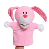 Nouvelle marionnette à main lapin rose