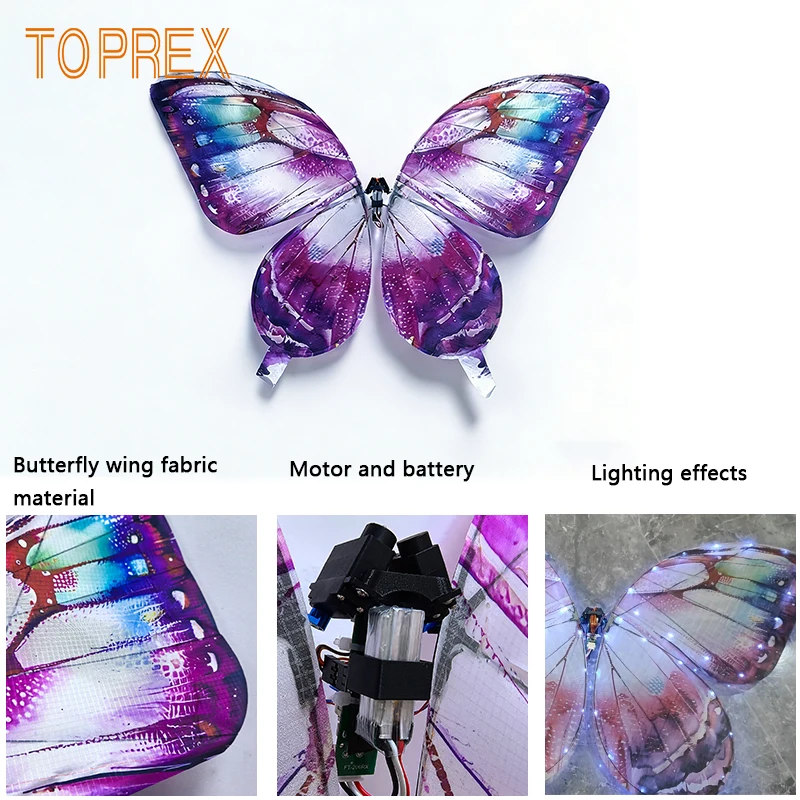TOPREX Bionic Butterfly Flying Device Robotic Bionic Butterfly