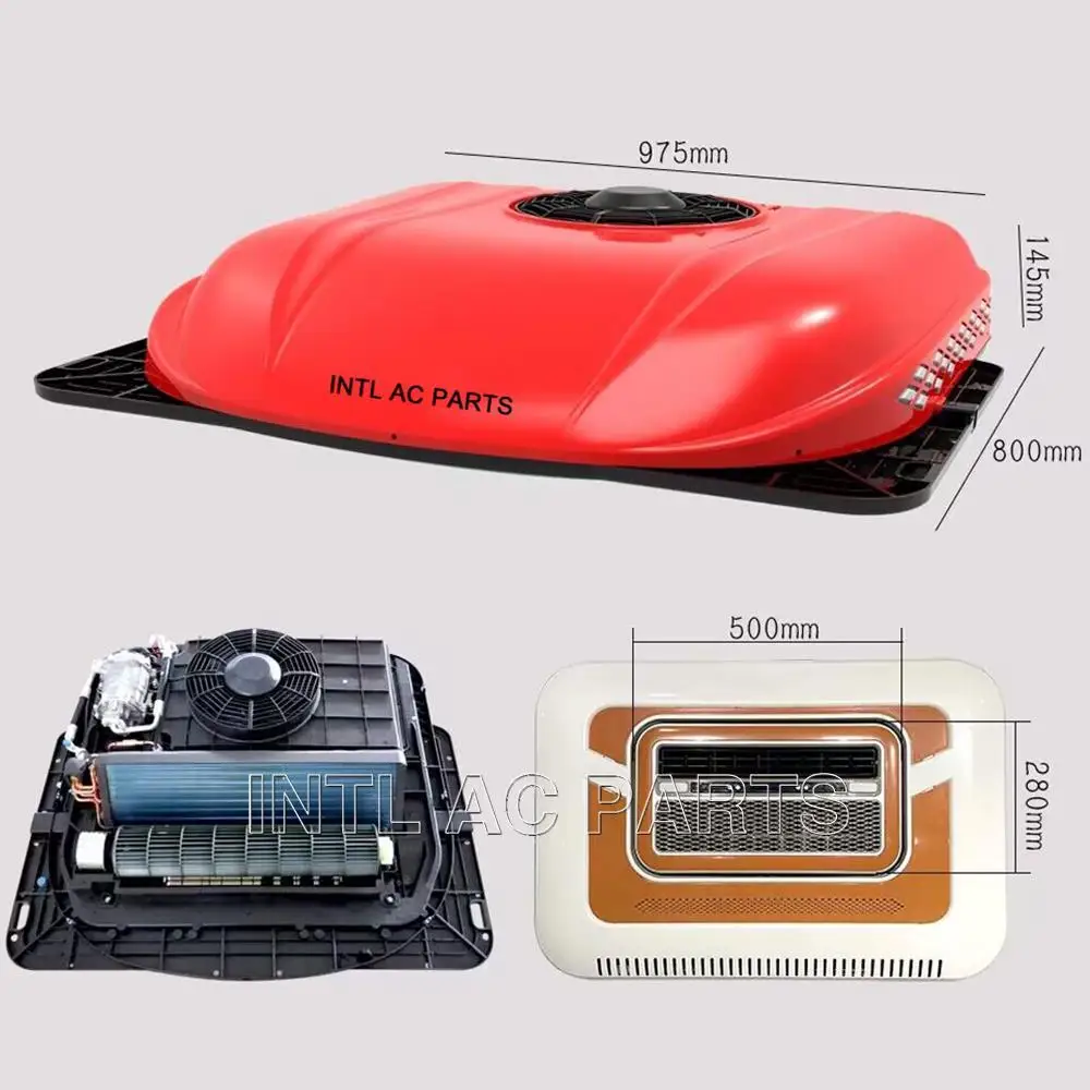 INTL-EA111W-2  Top-mounted all-in-one car air conditioner, electric truck heating and cooling car air conditioner,RV truck parki