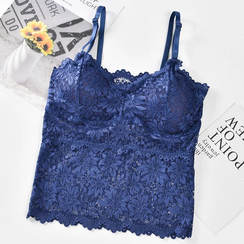 New Ladies Comfortable Wireless Padded Bra with Lace One-Piece Push-Up Style Chinese Mature Sexy for Women Ladies Lingerie