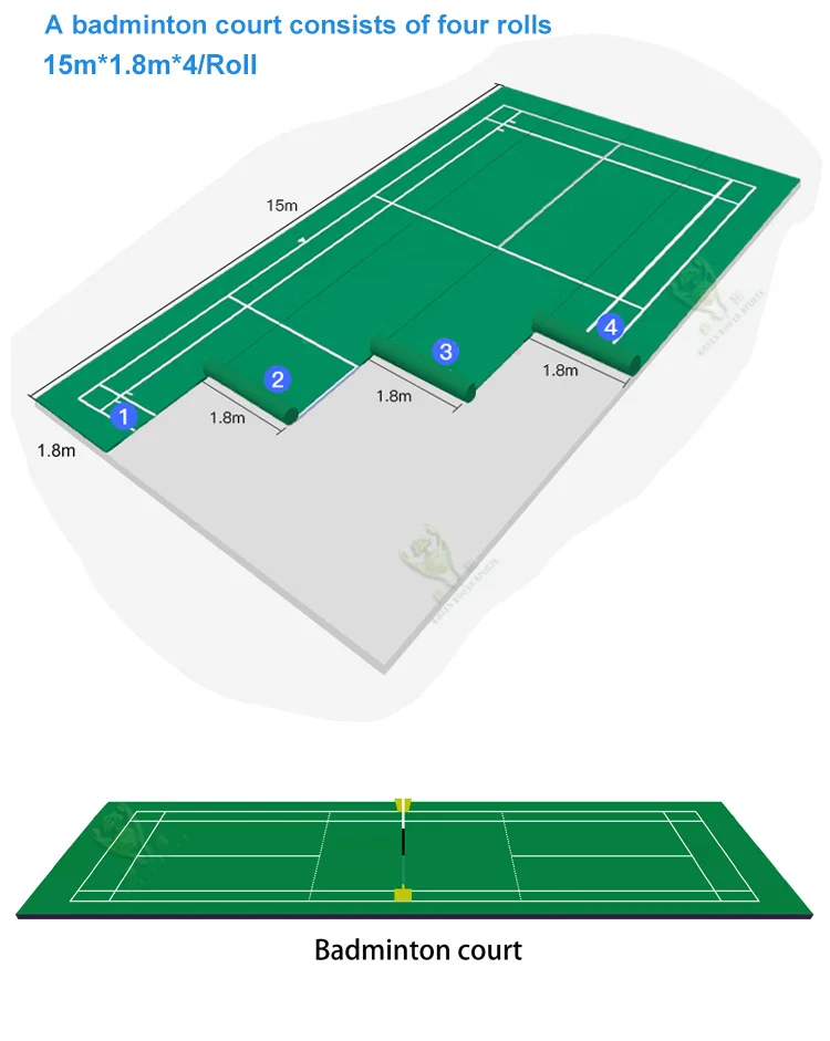 Guangzhou Sale Indoor Ping Pong Table Tennis Court Pvc Floor Mat Buy