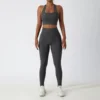 6116 Reggiseno + 6116 Pantaloni-grigio scuro