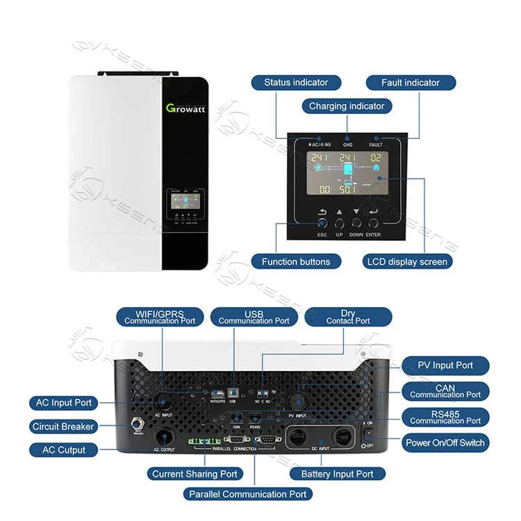 Growatt SPF 5000ES - 5KW off Grid Solar Inverter with Wifi